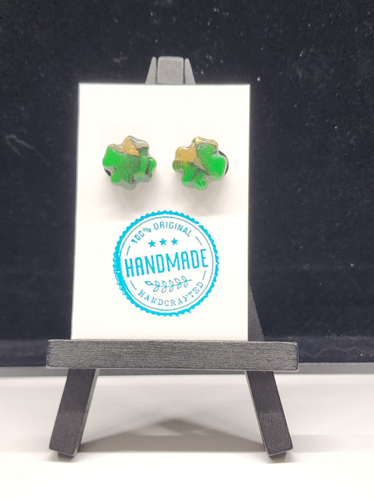 Shamrock studs