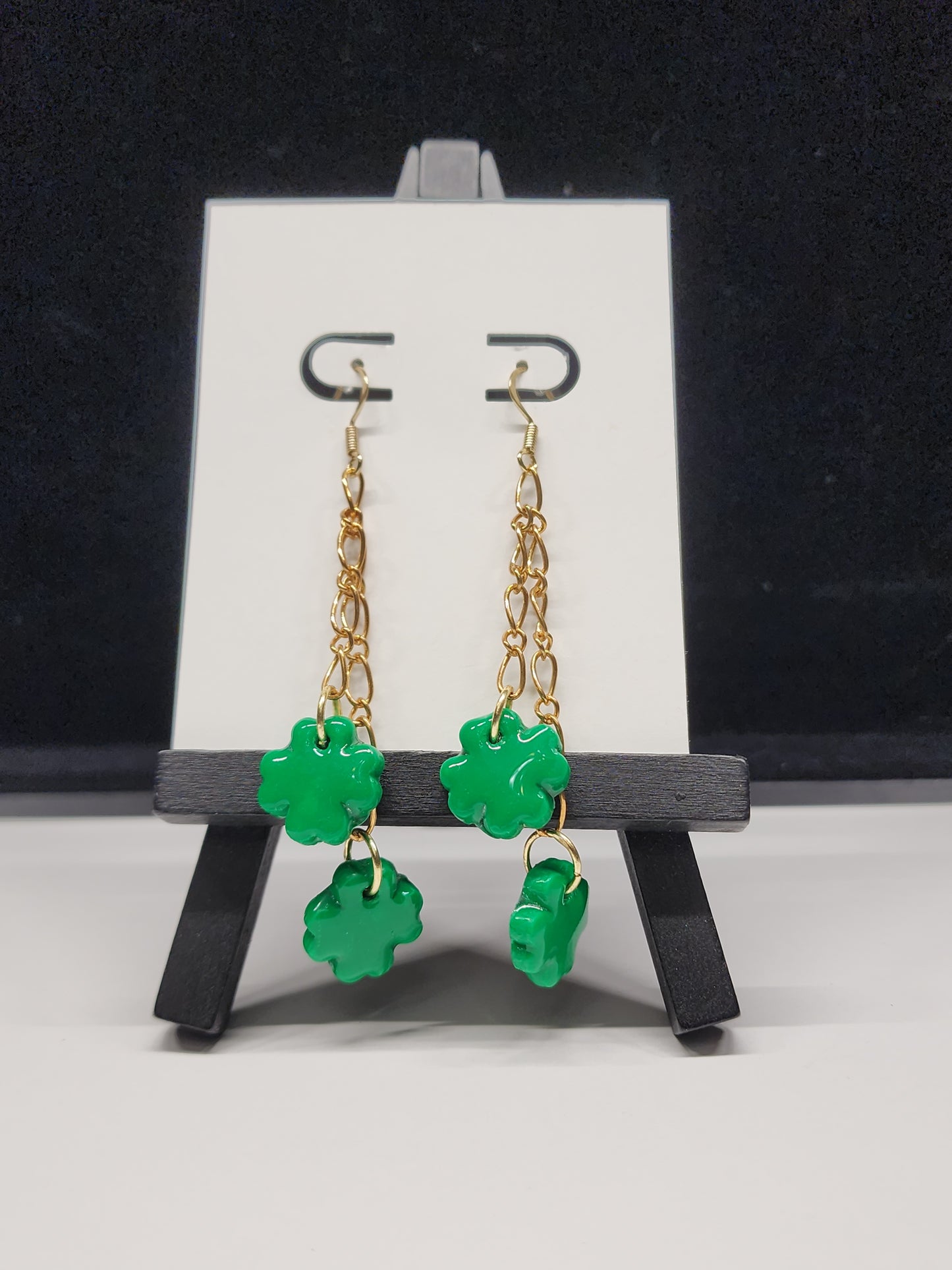 Chain Shamrock dangle